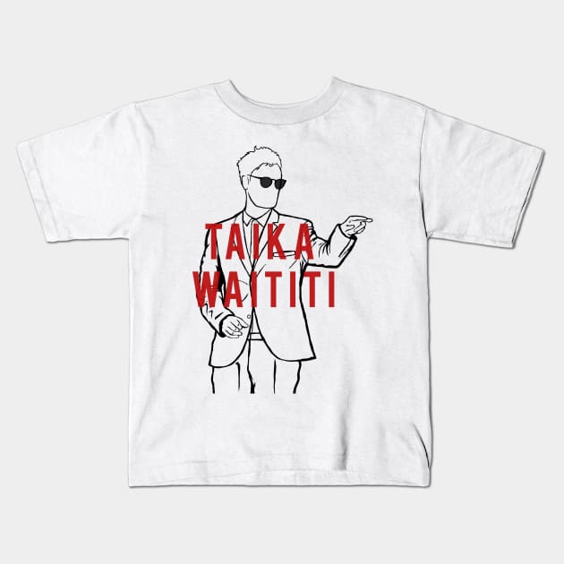 Directed by Taika Waititi Kids T-Shirt by Youre-So-Punny